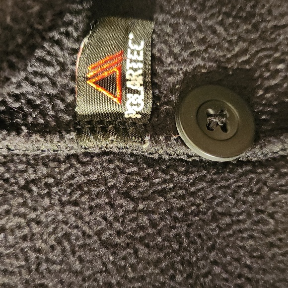 L.L.BEAN black polartek button-down fleece shacket Jacket - Picture 8 of 8